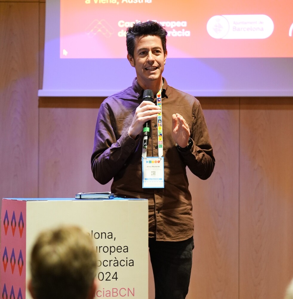 Arnau Monterde, director de Participació i Innovació Democràtica de l'Ajuntament de Barcelona