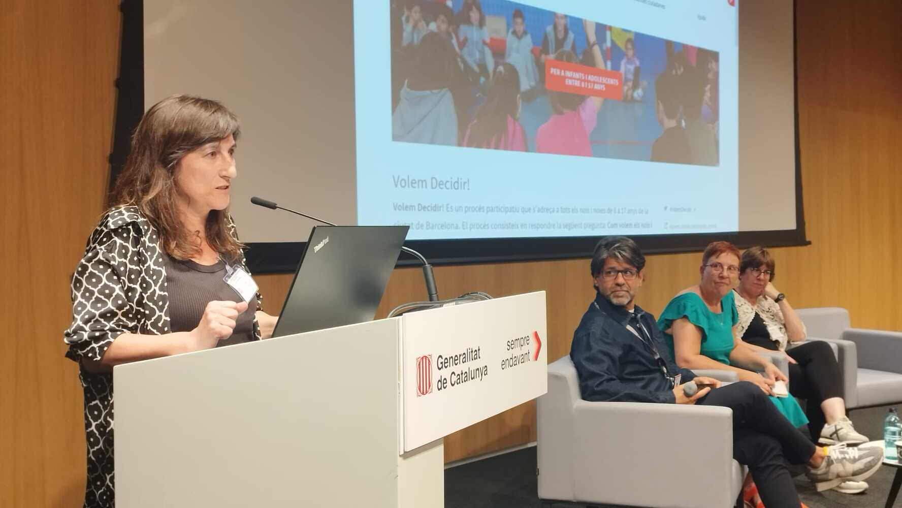 Elisenda Ortega, cap de departament Foment de la Participació de l'Ajuntament de Barcelona