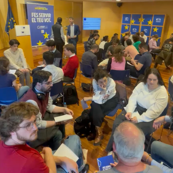 Aula Europa, headquarters of the European institutions in Barcelona